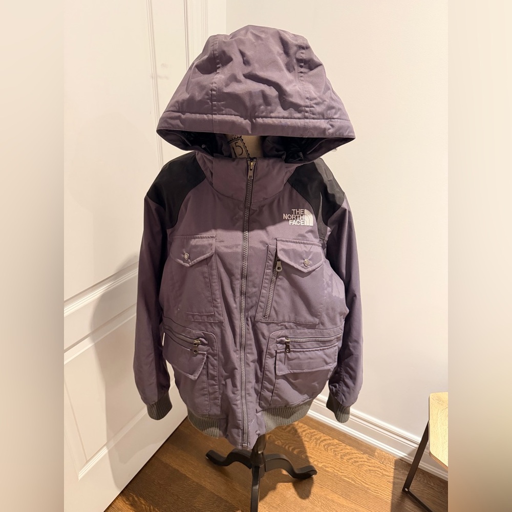 Vintage THE NORTH FACE HyVent Bomber Goose Puffer Down Jacket Men’s Size X-Large - Picture 2 of 16